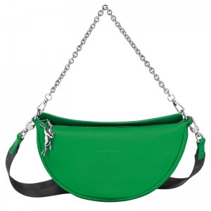 Lawn Green Women's Longchamp Smile S Crossbody Bags | TWQH-08647