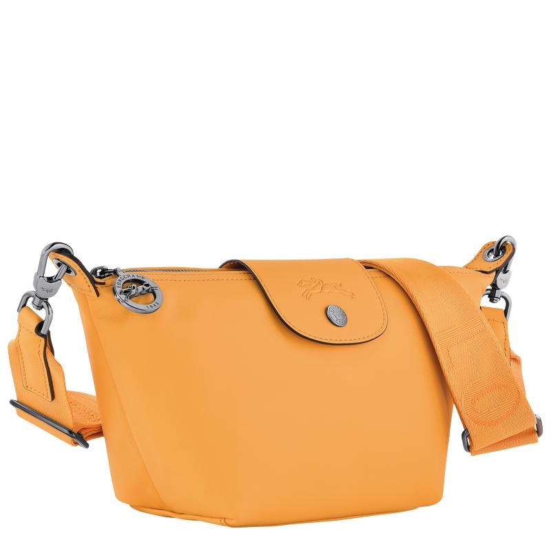 Apricot Orange Women's Longchamp Le Pliage Xtra XS Crossbody Bags | YMEU-10438